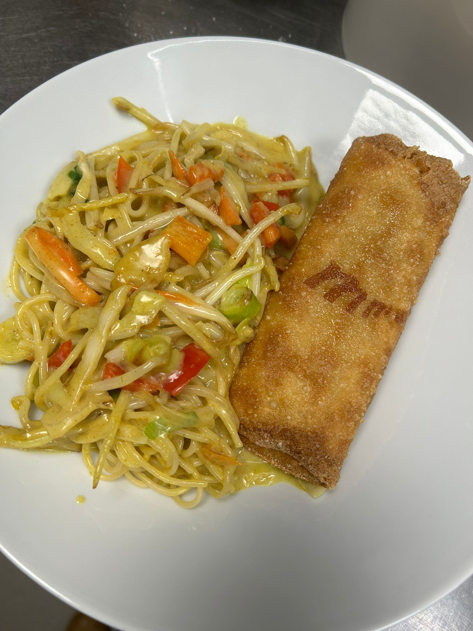 Loempia met bami